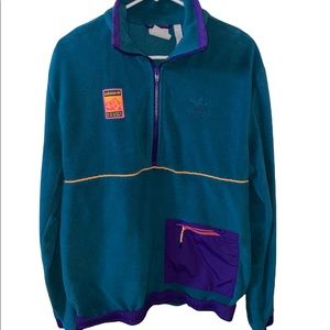 Retro adidas half zip